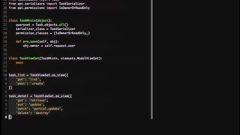 ViewSets and Routers - django-rest-framework part 3