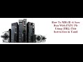 How To Configure  MR-JE-A Servo With FX5U-PLC  Using Table (TBL) Demo||Sample Video in Tamil