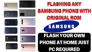 How To Flash Samsung Phone Original Rom | At Home | screenshot 5