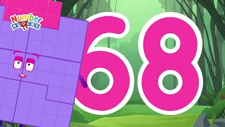 Numberblocks Magic Run 68 - Numberblocks 68 Adventure | Number Explore