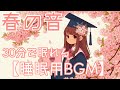 30分で眠れる【睡眠用BGM】春の環境音　フリーBGM 鳥のさえずりでリラックス