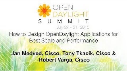 How to Design OpenDaylight Applications for Best Scale and Performance