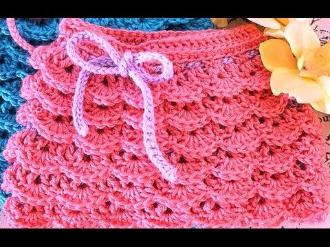 CROCHET RUFFLE SKIRT-3 - YouTube