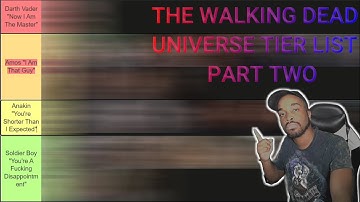 RANKING THE WALKING DEAD CHARACTERS | TIER LIST | PART 2