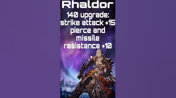 What does Rhaldor get from Lv. 140 and Transcendence? #wotv #gacha #wotvffbe