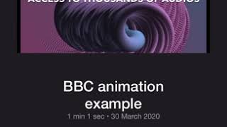 First draft at BBC Audio video