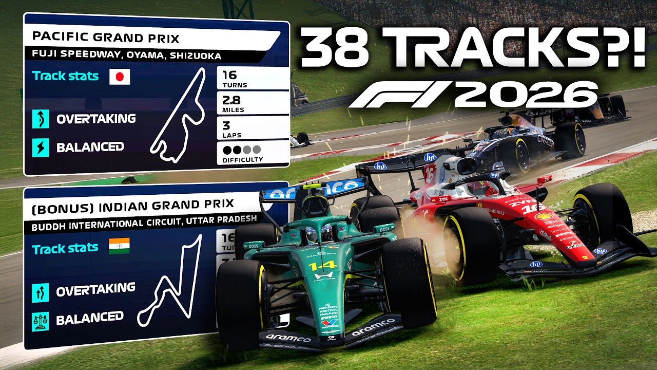 This New F1 2026 Game has 38 TRACKS to choose from...