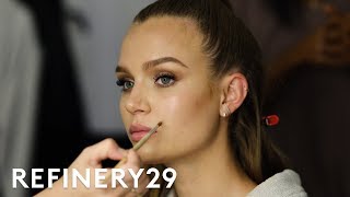 Get Ready With Victorias Secret Model Josephine Skriver Get Glam Refinery29