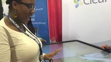 Teachers love touchscreen software MultiTeach and Clear Touch touch displays