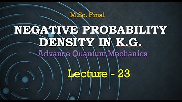 Relativistic Formulation# Lecture 23 #AQM # M.Sc. Final