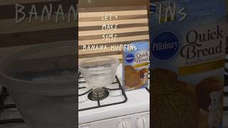 Let’s make some quick bread Banana Bread Muffins #bananamuffins #quickmealideas #muffins
