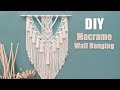 How To Make a Bohemian Macramé Wall Hanging ? | Beginner Friendly DIY Tutorial