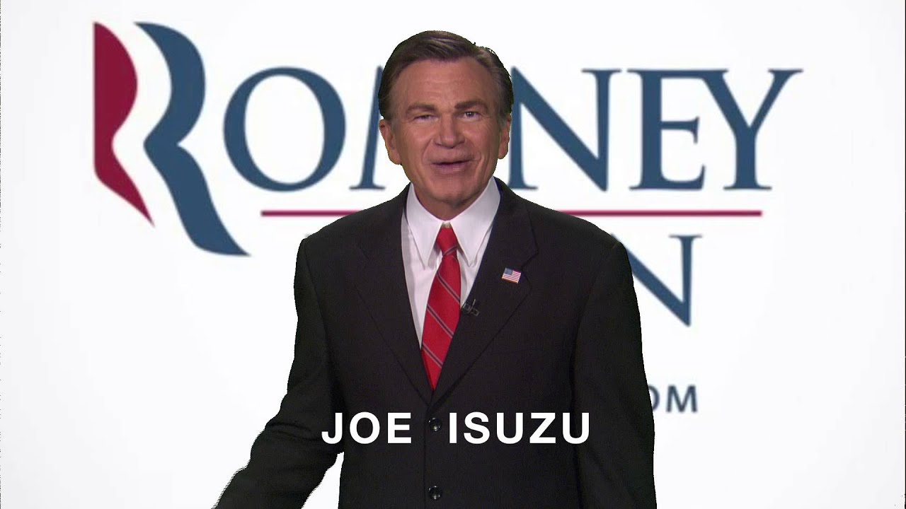 Joe Isuzu Endorses Mitt Romney's Policy On Women! YouTube