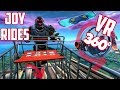 360° Fortnite VR | End of the World JOY RIDES | Trolley, Driftboard, Baller, Golf cart and more