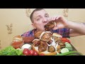 Шашлык /Овощи /Мукбанг /Mukbang  /Отвечаю на вопросы #мукбанг#шашлык#мукбангпарень