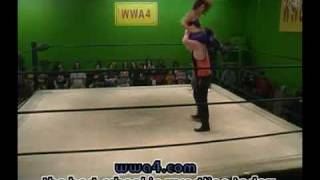 WWA4 MOVE hurricarana AMY Morgane Vs Jake Diamond