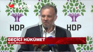 HDP SÖZCÜSÜ AYHAN BİLGEN: BİR BAKANLIK PAZARLIĞI OLMAYACAK