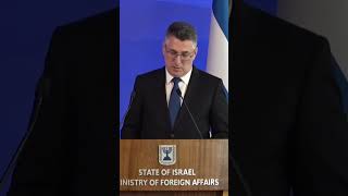"STUBBORN REGIME": FM Gideon Saar Rules Out Iranian Enrichment and Hezbollah Arms | DRM News | AH1C