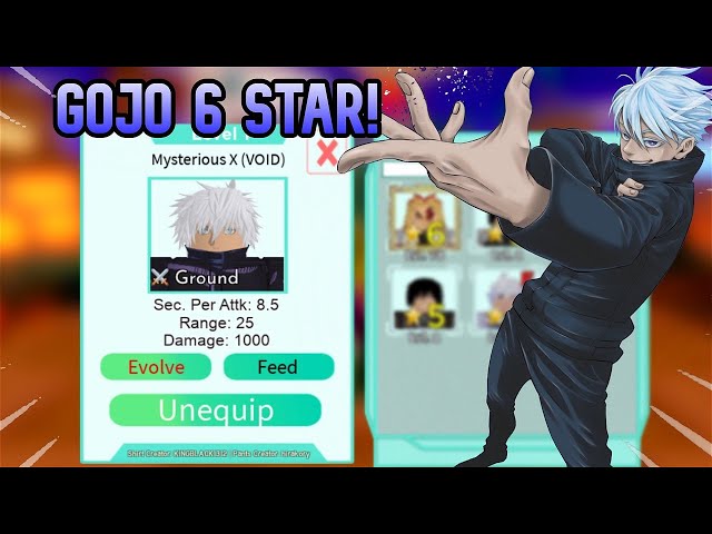 Gojo 6Star will make your WHOLE world stop on All Star Tower Defense