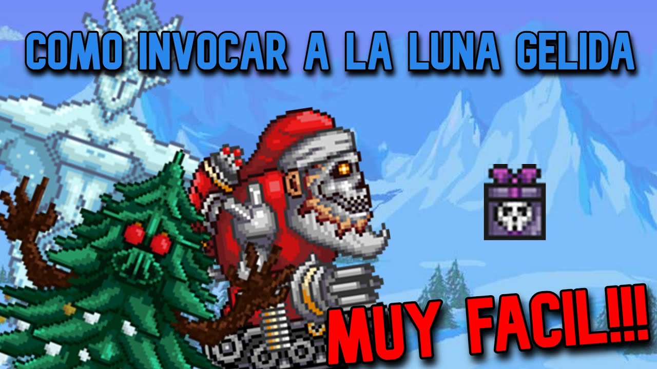 Como invocar a la Luna Gelida!!! (Tutorial Terraria)