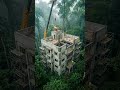 Impossible Construction: Abandoned Building to Luxury Villa! ✨ #gyanfactonix#construction