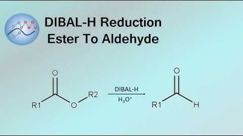DIBAL-H Reduction, Ester To Aldehyde Mechanism | Organic Chemistry