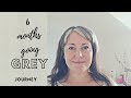 Grey Hair Journey ~ 6 months