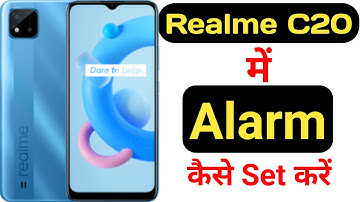 How to set alarm in realme C20 || realme C20 me alarm kaise lagaye || Techie S-Kay ||