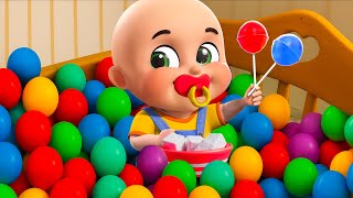 Johny Johny Yes Papa - Learn Colors With Colorful Balls Baby Shark - Kids Songs