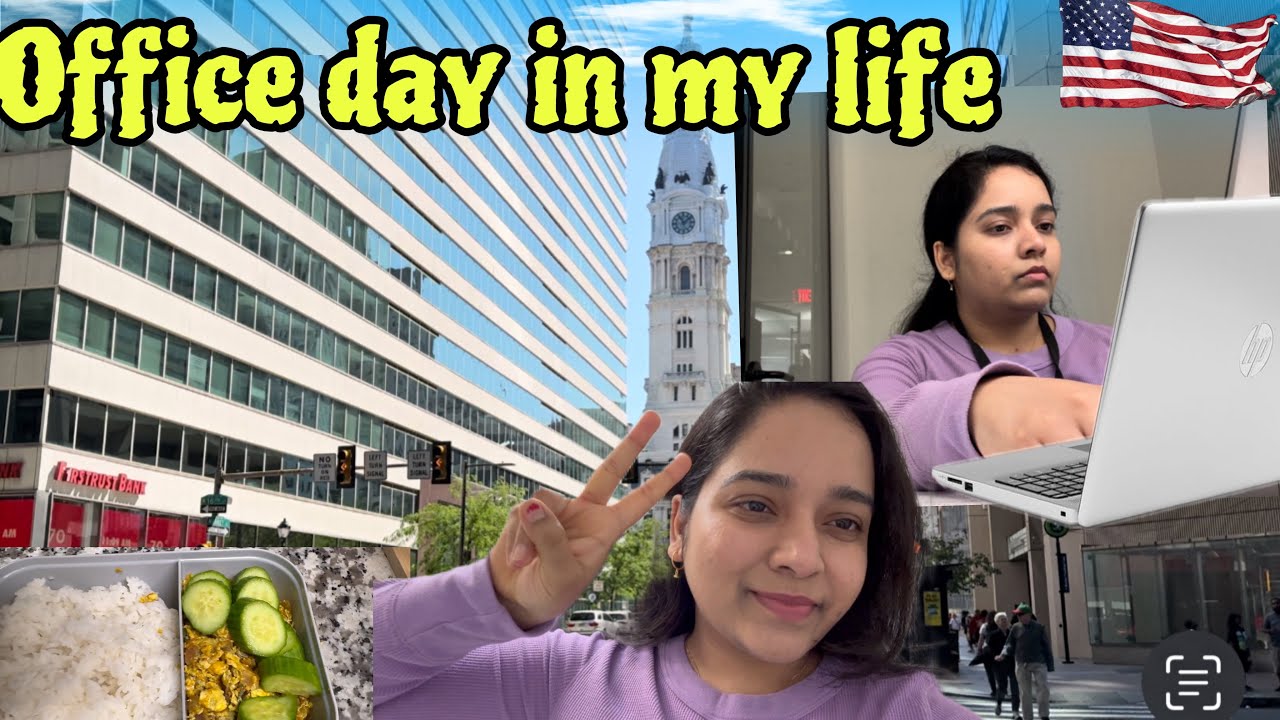 Office day of IT Employee in USA 🇺🇸 | A work day in my life USA ...
