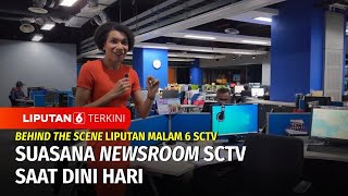 Suasana Newsroom SCTV Saat Dini Hari | HUT 33 SCTV