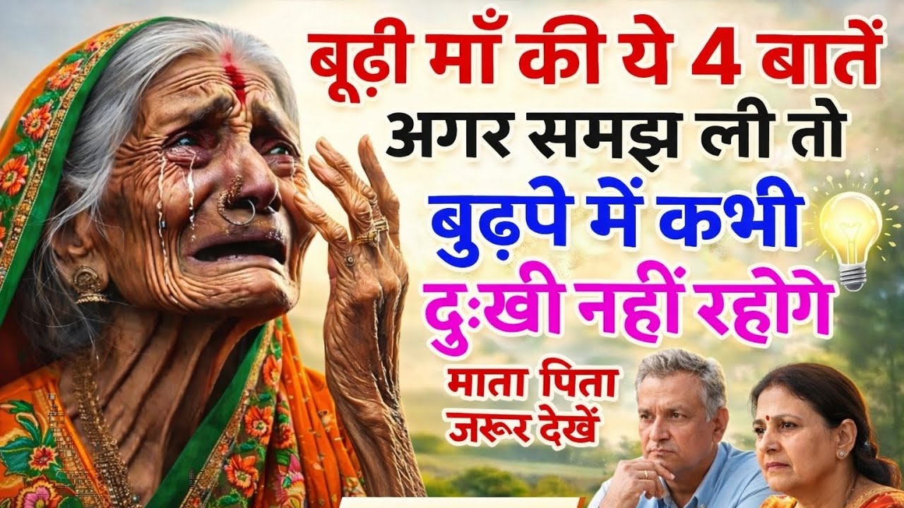 बुढ़ापे में सम्मान और सुख चाहिए तो याद रखो बूढ़ी मां की ये 4 बातें || BHAIRAM TALKS 