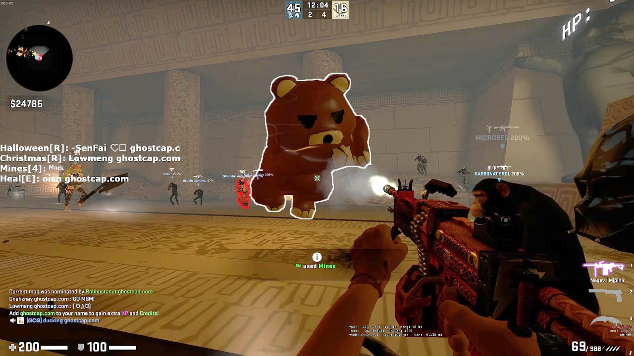 CSGO ZOMBIE ESCAPE ze_cursed_bear_tales_v1_2 All Stage On Ghostcap ...