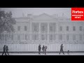 Winter Weather Hits Washington, D.C., Blanketing City And White House In Snow