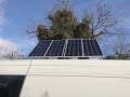 Solar panel array with linear actuator for van build - Part 2