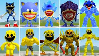 EVOLUTION OF ALL POPPY PLAYTIME CHATER 3 CHICKEN VS EVOLUTION OF SONIC SUPER ? in Garrysmod!,...