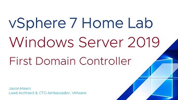 Windows Server 2019 create the First Domain Controller in AD (VMware vSphere ESXi 7) Jason Meers