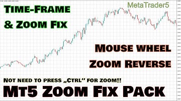 MT5 Zoom & Scale Fix: Never Lose Your Chart Position Again! Zoom Reverse without CTRL pressed