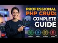 How to apply complete CRUD operations on PHP file| Tutorial for beginners