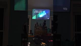 Evil Lives Here ID Panda watching TV #cat #cats #ID #murdershows #investigationdiscovery