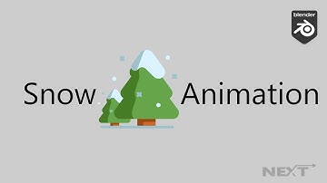 Snow and Snow Fall Animation in Blender 3D | Next