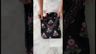 #ajiokurti haul /beautiful black kurti from ajio |black lovers? #ajio #kurti #unboxing #blackdress