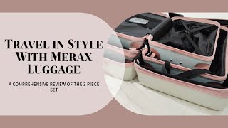Merax Luggage 3 Piece Set Review: Hard Shell, Lightweight, Expandable, TSA Lock (20/24/28 Inches)