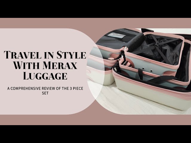 Merax Luggage 3 Piece Set Review: Hard Shell, Lightweight
