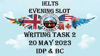 20 May 2023 IELTS / Writing Task 2 / Academic / Exam Review / INDIA