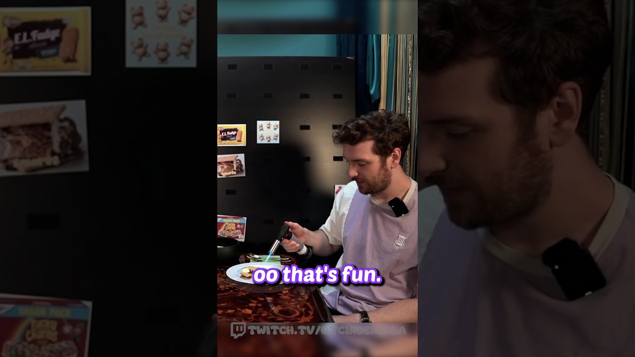 CDawg accidentally set it on fire...