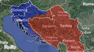 Just a Scenario If Serbia wanted to Unify Greatern Serbia (Deleting if I get attacked)