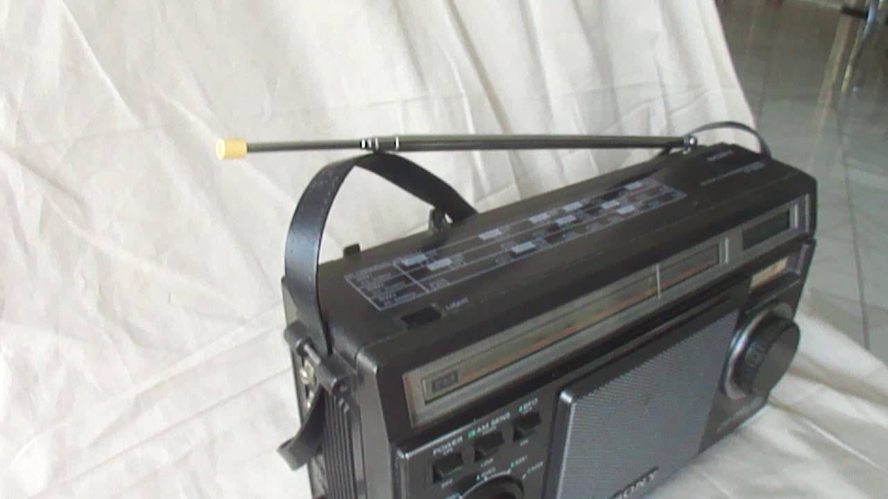 Sony ICF6500W Analog Digital Japan Radio from 1980s RARE SHORTWAVE