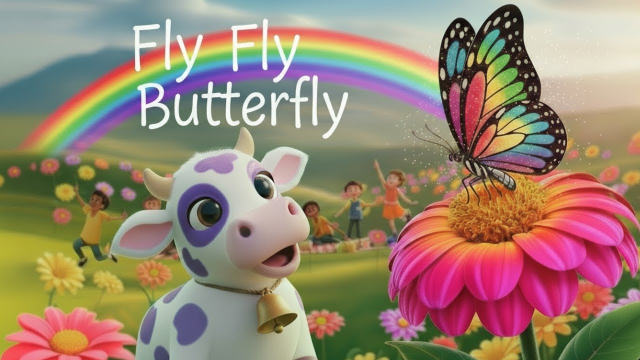 🦋 Fly Like a Butterfly | MeloMoo Nursery Rhymes & Kids Songs