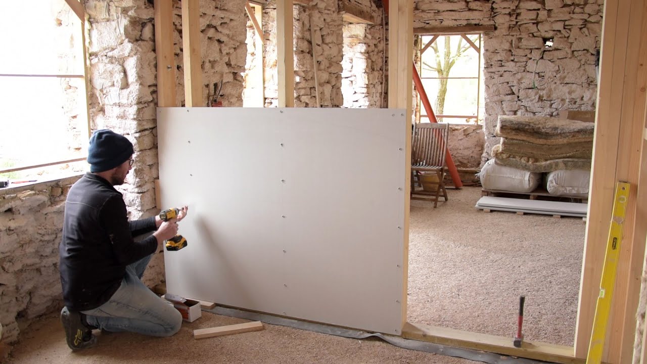#45 Drywall (Fermacell) and hemp fiber insulation on the interior walls! Renovating in Italy